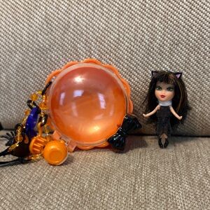 Barbie Peekaboo Petite Mini Halloween Black Cat Doll Set